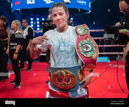 Evelin Bermudez Stuns Sara Bailey with One-Round Knockout to Unify Three 108lbs Titles